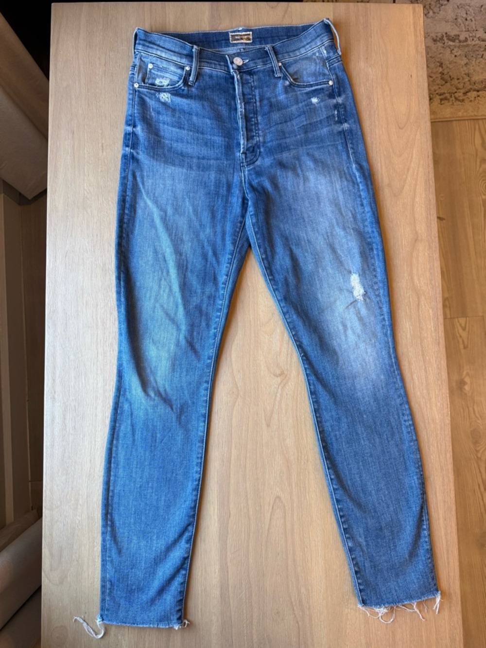 MOTHER Ankle Fray Jeans Size 26
